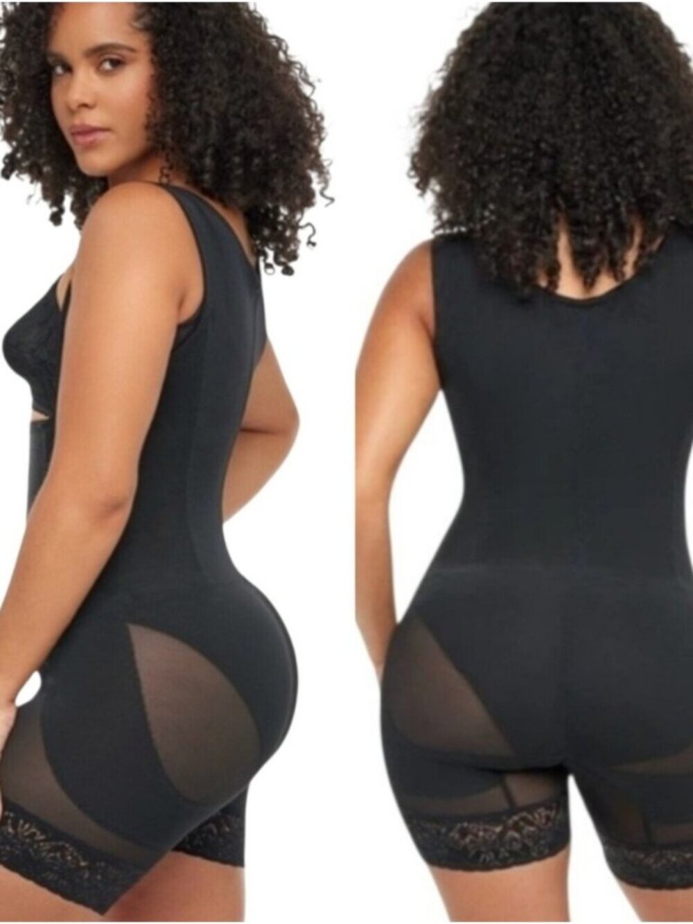 NEW Ardyss Black Body Magic Shapewear Bodysuit -Sleek Sculpting Shorts Womens 28
